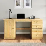 Idimex MANAGER, Schreibtisch Kiefer Massivholz, PC-Schreibtisch, klassisch