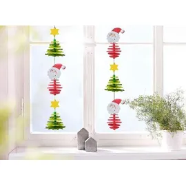 HABA Erstes Fädeln Filzgirlande Weihnachtsmann Bastelset
