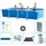 Rechteckiger Frame Pool - 450x220x84 Cm - 7-teilig  S45