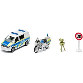 Siku 2562 - VW T6 mit BMW Polizeimotorrad,