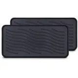 BestLivings Schuhabtropfschale 38 x 78 cm Schwarz