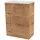 Fackelmann Waschbeckenunterschrank 44 x 60 x 24,3 cm Braun