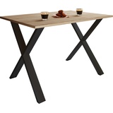VCM Premium Holz Esstisch Küchentisch Speisetisch Tisch Xona X Schwarz