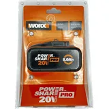 Worx Original WA3648 20 Volt 8.0Ah Li-ion PowerShare Pro Ersatzakku