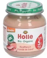 HOLLE Bio Petit pot bébé à la viande de bœuf - Dès le 5 ème mois 125 g