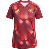 adidas Deutschland Auswärtstrikot 2024/25 rot Damen Gr. XL