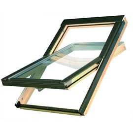 Fakro OptiLight Schwingfenster B 05 78 x 98 cm, Holz natur