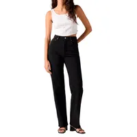 Levi's Ribcage Full Length Black Sprout