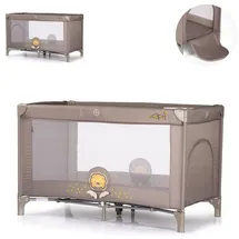 Chipolino Reisebett Capri, seitlicher Eingang, Tragetasche, große Seitentasche beige orange