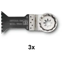 Fein Multimaster Multitalent 3er Pack E-Cut Universal Sägeblatt 44x60mm SLP