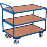 VARIOfit Tischwagen Stahl pulverbeschichtet Traglast (max.): 250kg, Enzianblau (RAL 5010)