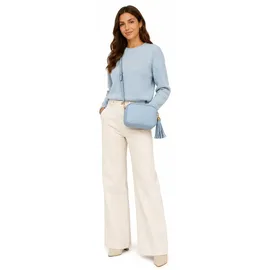 COLLEZIONE ALESSANDRO Meran Umhängetasche Leder Blue