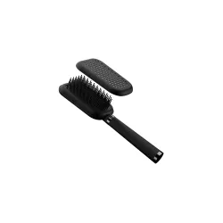 Bellody Patentierte Haarbürste mit Selbstreinigungsfunktion (1 Stück - Classic Black)