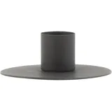ib laursen Kerzenhalter Ø22 mm H25/Ø70 mm Metall Schwarz