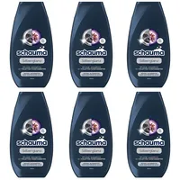 6x Schauma Pflege Shampoo Silberglanz Anti Gelbstich für graues,blondiertes Haar