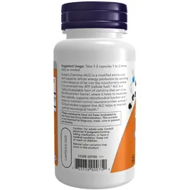 NOW Foods Acetyl-L-Carnitine 500 mg Kaseln 50 St.