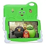 C idea 7 Zoll Android 13 Kinder Tablet, Tragbare Pädagogische Tablet Für Kinder Mit Fall Augen Schutz 32GB+64GB Erweiterbare WiFi Tablet Für Kleinkind Lernen (Grün)