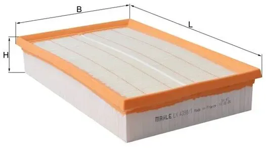 MAHLE Luftfilter lx43981 Filtereinsatz 47,7mm für Ford CUPRA