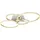 GLOBO Kendy 1 LED geschwungen Nickel matt