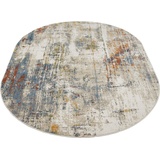 LUXOR living Teppich »Montreal«, oval, 20401658-0 beige, blau) 12 mm,