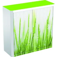 Paperflow easyOffice Rollladenschrank 110x104x41,5 cm grün