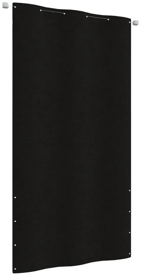 vidaXL Balkonsichtschutz Balkon-Sichtschutz Schwarz 120x240 cm Oxford-Gewebe schwarz 120 cm x 120 cm x 240 cm