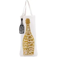 Prosecco, Tasche für Weinflaschen gold