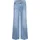 Raffaello Rossi Wide Leg Jeans mit Gürtel Modell Sventy Dunkelblau, 34