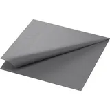 Duniwell Duni Zelltuchservietten granite grey 3-lagig 1/4-Falz 4x250 Stück