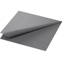 Duniwell Duni Zelltuchservietten granite grey 3-lagig 1/4-Falz 4x250 Stück
