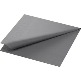 Duniwell Duni Zelltuchservietten granite grey 3-lagig 1/4-Falz 4x250 Stück