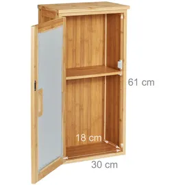 Relaxdays 10031040 Badezimmer-Möbel-Set