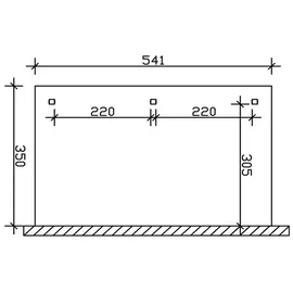 SKANHOLZ Andria 541 x 350 cm schiefergrau