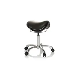 HJH Office Ortho Sit Kunstleder Schwarz