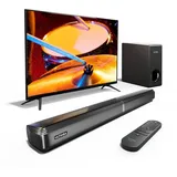 Ultimea Apollo S50 Soundbar 4.1-Kanal (für Heimkino abnehmbar Lautsprecher, 200W, mit Subwoofer) schwarz