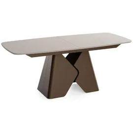 WFL GROUP Vanta 200 x 90 x 76 cm ausziehbar Beige/Grau