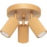 Sollux SL.1563 Plafond KARBON 3P golden 3xGU10 10W Aluminium 18x19.5x19.5cm Lighting