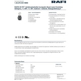 RAFI 1.30.275.501/0800 RAFIX 22 FS+ Schlüsselschalter 1 x 90°/40°