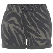 LASCANA Relaxshorts Dunkelgrau/Taupe 36