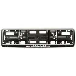 Erich Utsch Kennzeichenhalter [kfzteile24] schwarz  0195406+0195611