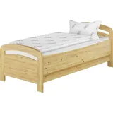 Erst-Holz, Bett, Seniorenbett extra hoch 90x200 Matratze Rollrost Kiefer Bett Massivholz Holzbett 60.43-09 M (90 x 200 cm)