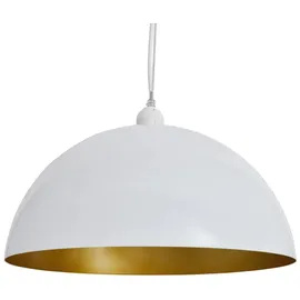 vidaXL Deckenleuchte 2 Stk. Höhenverstellbar Halbkugelförmig Weiß