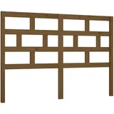 vidaXL Kopfteil Honigbraun 146x4x100 cm Massivholz Kiefer