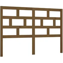 vidaXL Kopfteil Honigbraun 146x4x100 cm Massivholz Kiefer