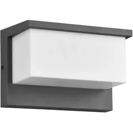 Trio Leuchten LED Außen Wandleuchte Nestos 240960142, Aluminium Druckguss Anthrazit, Weiß, inkl. 13 Watt LED