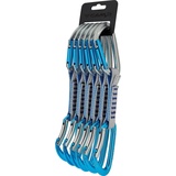 Camp Orbit Express 11cm 6er Pack of 6 Karabiner, Blau/Titan, 11 cm
