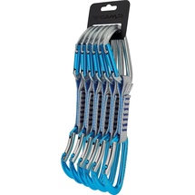 Camp Orbit Express 11cm 6er Pack of 6 Karabiner, Blau/Titan, 11 cm