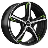 Ronal R62 8,0 x 19 5 x 112 ET50 Grün/Schwarz Matt