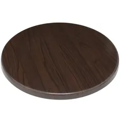 Bolero runde Tischplatte dunkelbraun 60cm