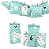 Frau Wundervoll DIY Adventskalender zum Befüllen 13x16,5cm